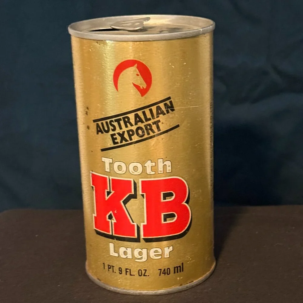Australian Export Tooths KB Lager steel vintage  beer can